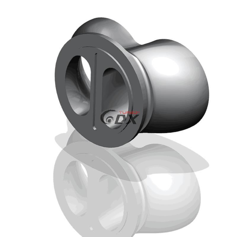 GT35 Twin Scroll to Vband 3inch Adapter investment cast
