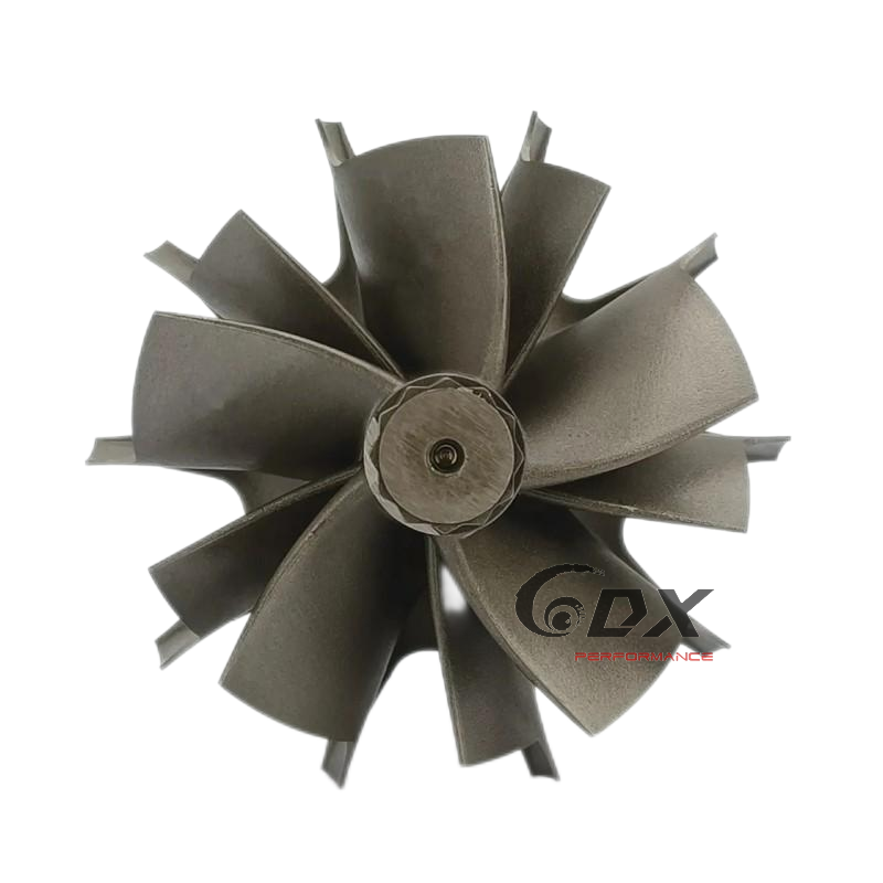 GDX Turbo Upgrade 5+5 baldes HX40W Turbine wheel shaft 3596226 4050572 product view 3