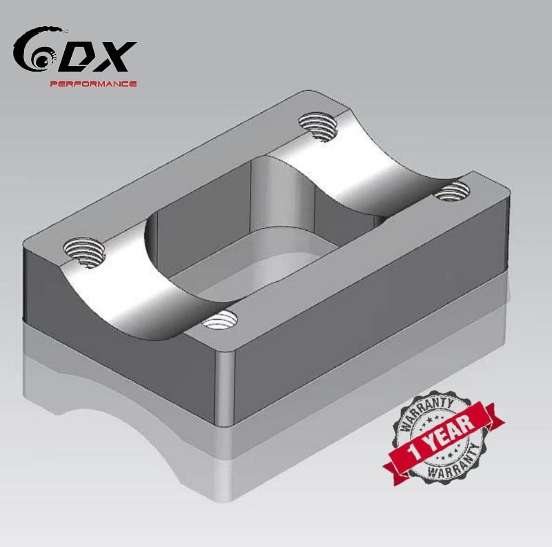 T2 T25 T28 LOG MANIFOLD FLANGES M8 thread fit 1.9 inch OD manifold thickness 34 inch 19mm thickness