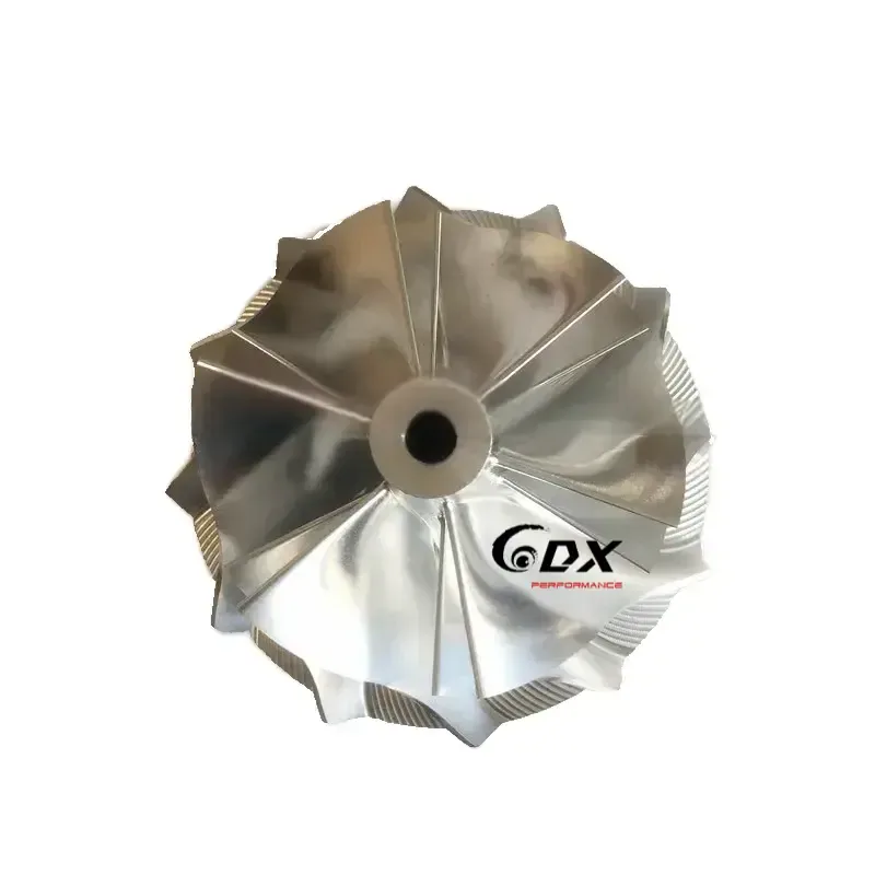 TD04HL 20T upgrade 50.00/61.01mm 6+6 blades Turbocharger milling/aluminum 2618/billet compressor wheel