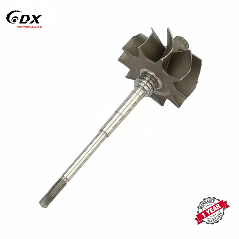 Turbo upgrade 5+5 blades G30-660 Turbine wheel shaft 879615-2 For 880693-5001S/880693-5002S turbochargers